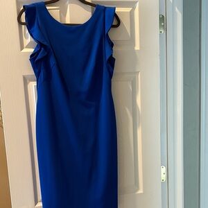 Calvin Klein Royal Blue Midi Dress